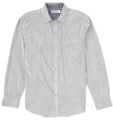 Tommy Bahama Men's Big & Tall Coastline Corduroy Button Down Shirt Zinc Gray 4XB